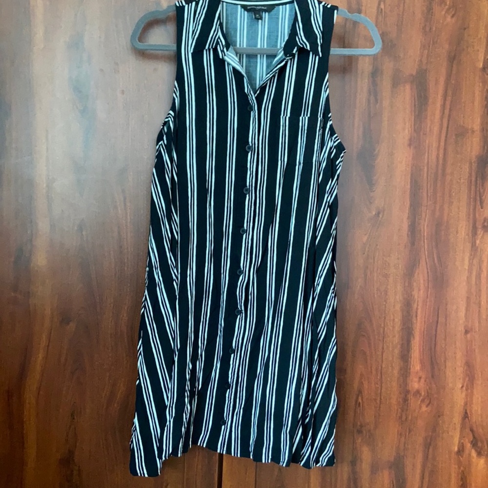 Banana Republic striped mini dress